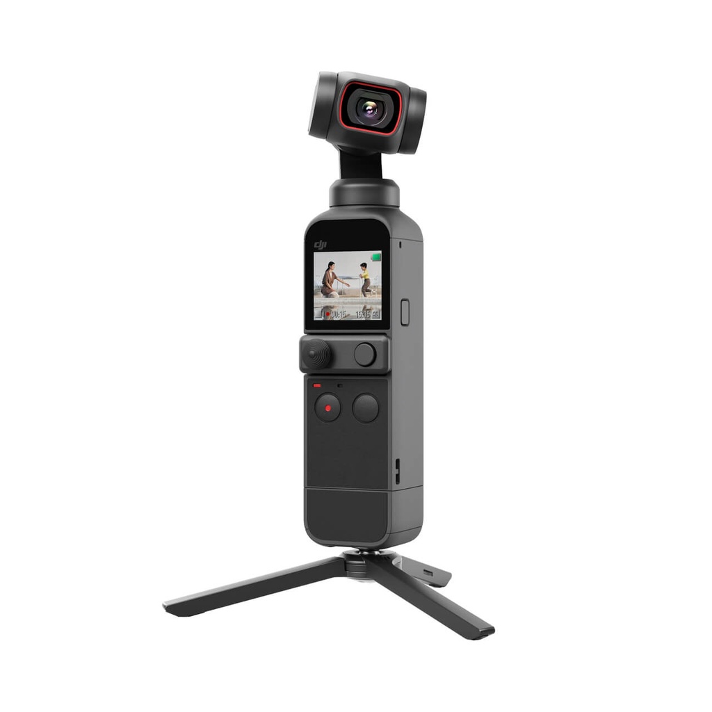 DJI Pocket 2 Creator Combo - 3 Axis Gimbal Stabilizer with 4K Camera, 1/1.7” CMOS, 64MP Photo, Pocket-Sized, ActiveTrack 3.0, Glamour Effects, YouTube TikTok Video Vlog, for Android and iPhone, Black