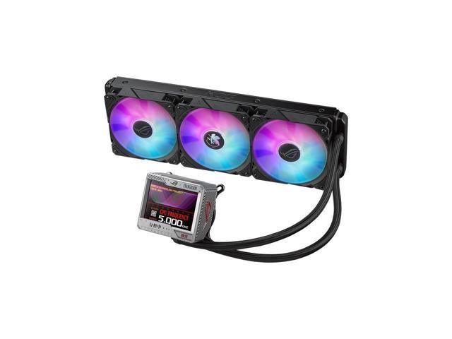 Targeta de video ASUS ROG RYUJIN II 360 ARGB EVA EDITION all-in-one liquid CPU Cooler 360mm Radiator, 3.5&quot; Color LCD, Support AURA SYNC, 3*120mm ROG ARGB Fans
