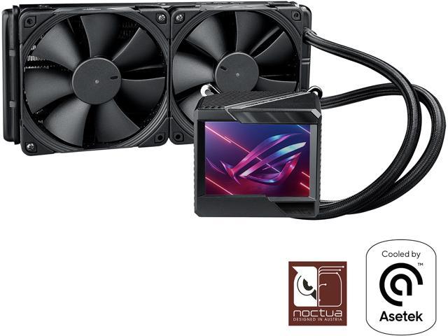 Tarjeta de video ASUS ROG Ryujin II 240 RGB all-in-one liquid CPU cooler 240mm Radiator (3.5&quot; color LCD, 2x Noctua iPPC 2000 PWM 120mm radiator fans, compatible with Intel LGA1700,1200 and AM4 socket)