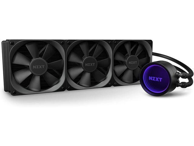 Tarjeta de video NZXT Kraken X73 360mm - RL-KRX73-01 - AIO RGB CPU Liquid Cooler - Rotating Infinity Mirror Design - Improved Pump - Powered by CAM V4 - RGB Connector - AER P 120mm Radiator Fans (3 Included)