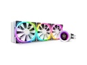 Tarjeta de video NZXT Kraken Z73 RGB 360mm - RL-KRZ73-RW - AIO RGB CPU Liquid Cooler - Customizable LCD Display - Improved Pump - Powered by CAM V4 - RGB Connector - AER RGB 2 120mm Radiator Fans (3 Included) - White