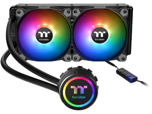 Tarjeta de video Thermaltake Water 3.0 240 ARGB Sync Edition CL-W233-PL12SW-B Water Cooler LGA 1700 Compatible