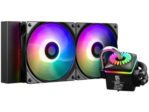 Tarjeta de video DEEPCOOL GAMERSTORM CAPTAIN 240PRO V2, Addressable RGB AIO Liquid CPU Cooler, Anti-Leak Technology Inside, Cable Controller and 5V ADD RGB 3-Pin Motherboard Control